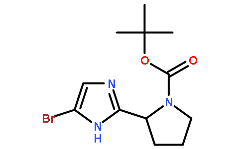 (S)-2-(5-溴-1H-咪唑-2-基)-吡咯烷-1-羧酸叔丁酯