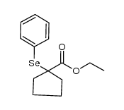 ethyl 1-(phenylselanyl)cyclopentane-1-carboxylate