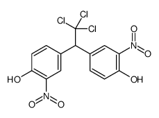 2-nitro-4-[2,2,2-trichloro-1-(4-hydroxy-3-nitrophenyl)ethyl]phenol