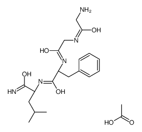 acetic acid,(2S)-2-[[(2S)-2-[[2-[(2-aminoacetyl)amino]acetyl]amino]-3-phenylpropanoyl]amino]-4-methylpentanamide