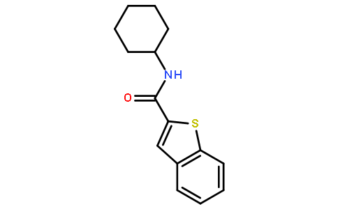 N-环己基苯并[b]噻吩-2-羧酰胺