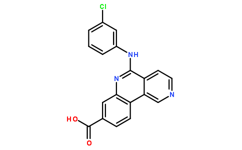 5-[(3-氯苯基)氨基]-苯并[C]-2,6-萘啶-8-羧酸