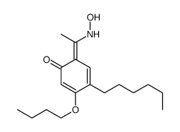 3-butoxy-4-hexyl-6-[1-(hydroxyamino)ethylidene]cyclohexa-2,4-dien-1-one