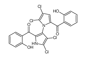(4,4',5,5'-Tetrachloro-1'H-1,3'-bipyrrole-2,2'-diyl)bis[(2-hydrox yphenyl)methanone]