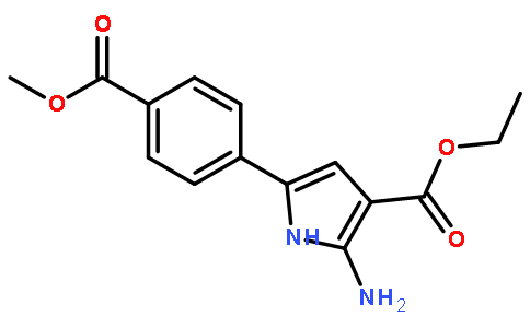 2-氨基-5-(4-(甲氧基羰基)苯基)-1H-吡咯-3-羧酸乙酯