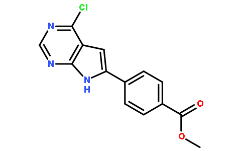 4-(4-氯-7h-吡咯并[2,3-d]嘧啶-6-基)苯甲酸甲酯