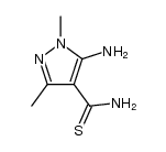 1H-吡唑-4-甲硫代酰胺,  5-氨基-1,3-二甲基-