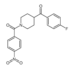 4-(4-氟苯甲酰基)-1-(4-硝基苯甲酰基)哌啶