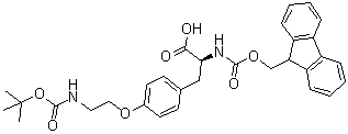 芴甲氧羰基-4-2(叔丁氧羰基-氨基)乙氧基-L-苯丙氨酸