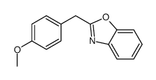 2-[(4-methoxyphenyl)methyl]-1,3-benzoxazole