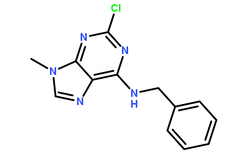 N-苄基-2-氯-9-甲基-9H-嘌呤-6-胺
