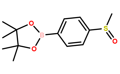 4,4,5,5-四甲基-2-(4-(甲基亚磺酰基)苯基)-1,3,2-二噁硼烷