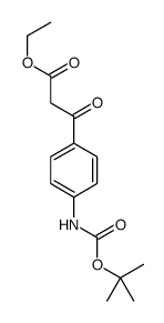 3-(4-BOC-氨基苯基)-4-氧代丙酸乙酯