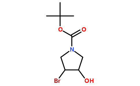 N-boc-3-溴-4-羟基-吡咯烷