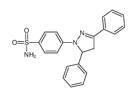 4-(3,5-二苯基-4,5-二氢-1H-吡唑-1-基)苯磺酰胺