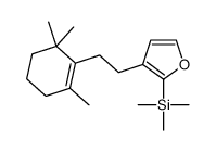 trimethyl-[3-[2-(2,6,6-trimethylcyclohexen-1-yl)ethyl]furan-2-yl]silane