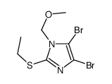 4,5-dibromo-2-ethylsulfanyl-1-(methoxymethyl)imidazole