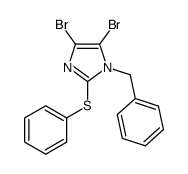 1-benzyl-4,5-dibromo-2-phenylsulfanylimidazole