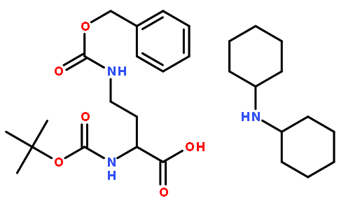 N-叔丁氧羰基-N'-苄氧羰基-D-2，4-二氨基丁酸二环己胺盐