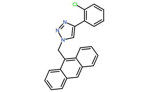 1-(9-蒽基甲基)-4-(2-氯-苯基)-1H-[1,2,3]噻唑