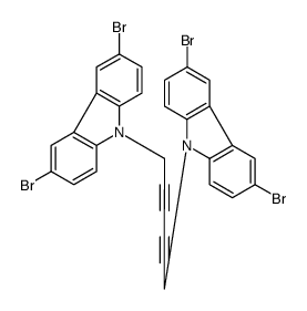 3,6-dibromo-9-[6-(3,6-dibromocarbazol-9-yl)hexa-2,4-diynyl]carbazole