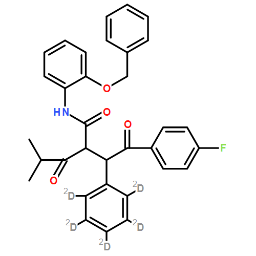 4-氟-alpha-(2-甲基-1-氧代丙基)-gamma-氧代-beta-(苯基-2,3,4,5,6-d5)-N-[2-(苯基甲氧基)苯基]苯丁酰胺