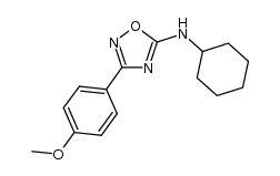 N-cyclohexyl-3-(4-methoxyphenyl)-1,2,4-oxadiazol-5-amine