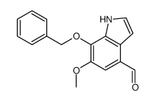 6-methoxy-7-phenylmethoxy-1H-indole-4-carbaldehyde