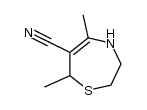 5,7-dimethyl-2,3,4,7-tetrahydro[1,4]thiazepine-6-carbonitrile