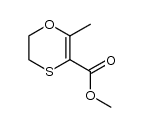 5,6-dihydro-2-methyl-1,4-oxathiine-3-carboxylic acid methyl ester