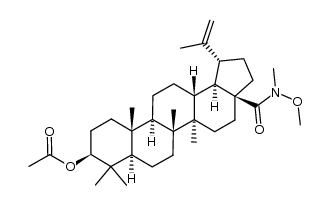 (3β)-N-methyl-N-methoxy-3-acetoxylup-20(29)-en-28-amide