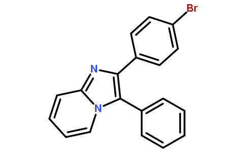 2-(4-溴苯基吡)-3-苯基-咪唑[1,2-A]吡啶