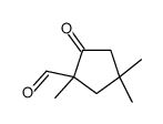 环戊甲醛,  1,4,4-三甲基-2-羰基-