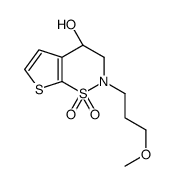 (4S)-2-(3-methoxypropyl)-1,1-dioxo-3,4-dihydrothieno[3,2-e]thiazin-4-ol