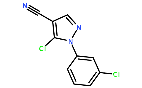 5-氯-1-(3-氯苯基)-1H-吡唑-4-甲腈