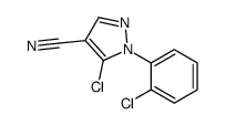 5-氯-1-(2-氯苯基)-1H-吡唑-4-甲腈