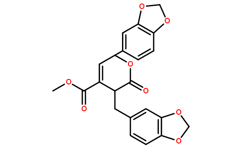 (E)-(1,3-苯并二恶茂-5-甲基)(1,3-苯并二恶茂-5-亚甲基) 丁二酸二甲酯对照品(标准品) | 103001-05-4