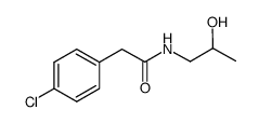 2-(4-chlorophenyl)-N-(2-hydroxypropyl)acetamide