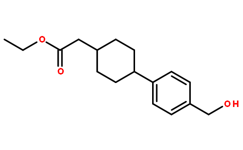 Ethyl {trans-4-[4-(hydroxymethyl)phenyl]cyclohexyl}acetate