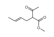 (E)-methyl 2-acetylhex-4-enoate