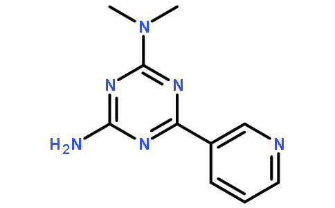 2-N,2-N-dimethyl-6-pyridin-3-yl-1,3,5-triazine-2,4-diamine