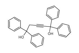 1,1,5,5-tetraphenyl-pent-2-yne-1,5-diol
