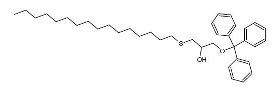 (+/-)-1-S-hexadecyl-3-O-tritylthioglycerol