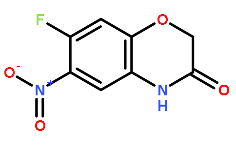 7-氟-6-硝基-2H-1,4-苯并恶唑-3(4H)-酮