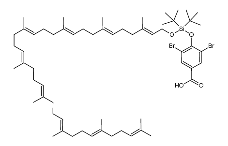 3,5-dibromo-4-(di-tert-butyl(nonaprenyloxy)silyloxy)benzoic acid