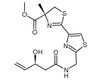 (R)-methyl 2'-(((S)-3-hydroxypent-4-enamido)methyl)-4-methyl-4,5-dihydro-[2,4'-bithiazole]-4-carboxylate