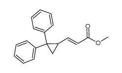 methyl (E)-3-(2,2-diphenylcyclopropyl)prop-2-enoate