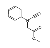 methyl N-cyano-N-phenylaminoacetate