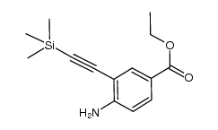 ethyl 4-amino-3-[2-(trimethylsilyl)ethynyl]benzoate