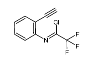 (1Z)-N-(2-ethynylphenyl)-2,2,2-trifluoroethanimidoyl chloride